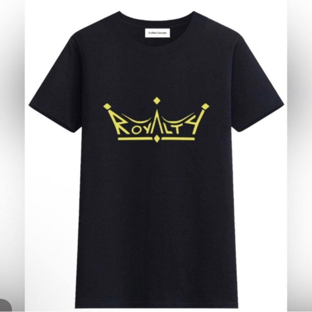 Custom ROYALTY Unisex T-Shirt-WHITE ONLY